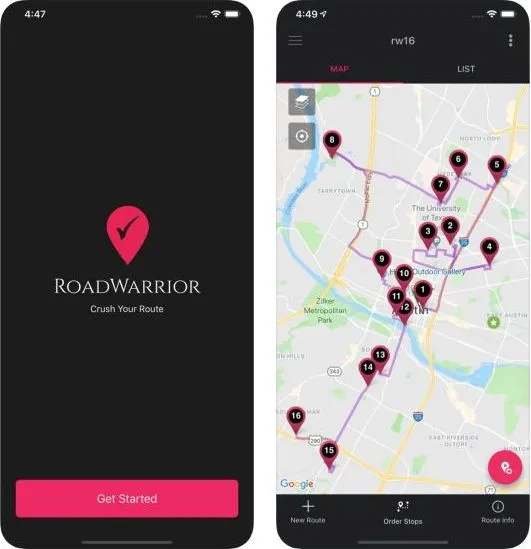 RoadWarrior Route Planner