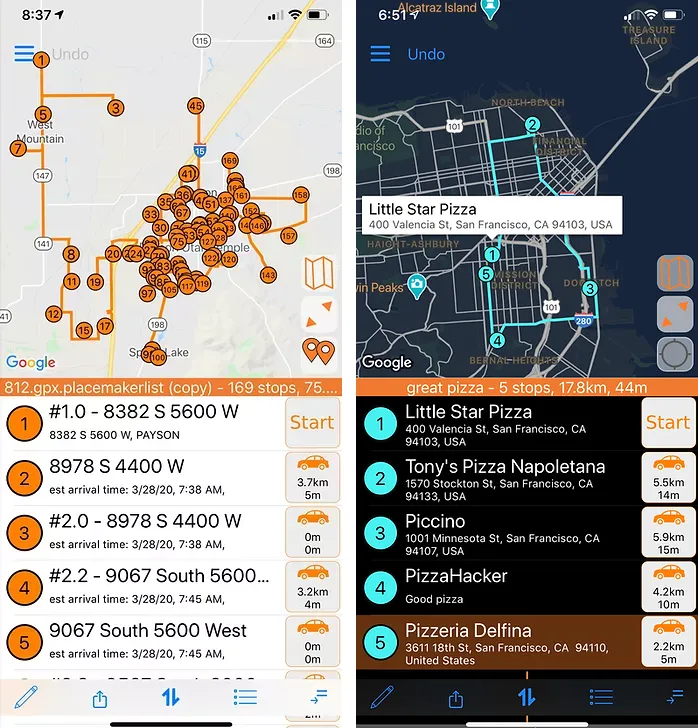 PlaceMaker Route Planner